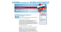 Desktop Screenshot of parkplatz-passau.de